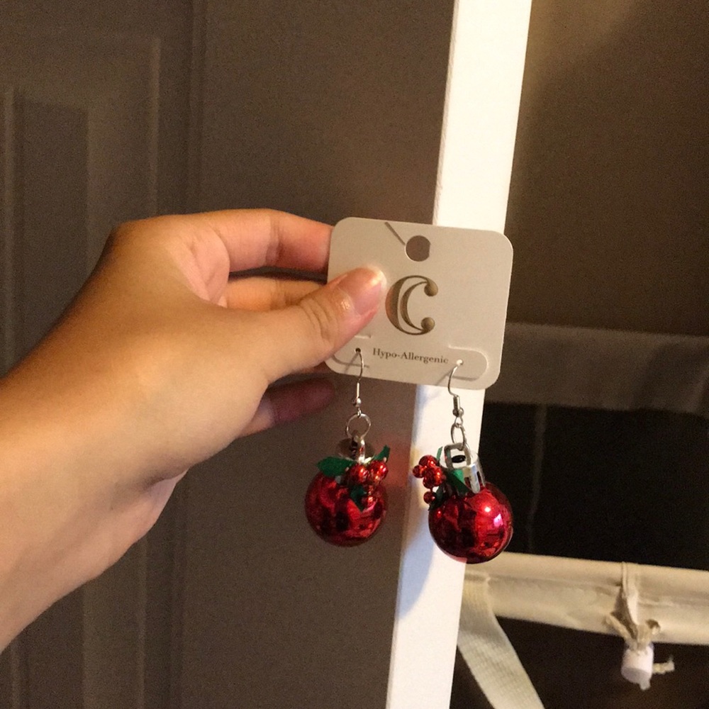 Christmas earrings